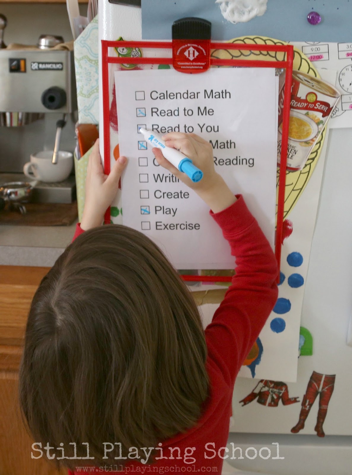 Homeschool Lesson Plan Schedule Check List Still Playing School