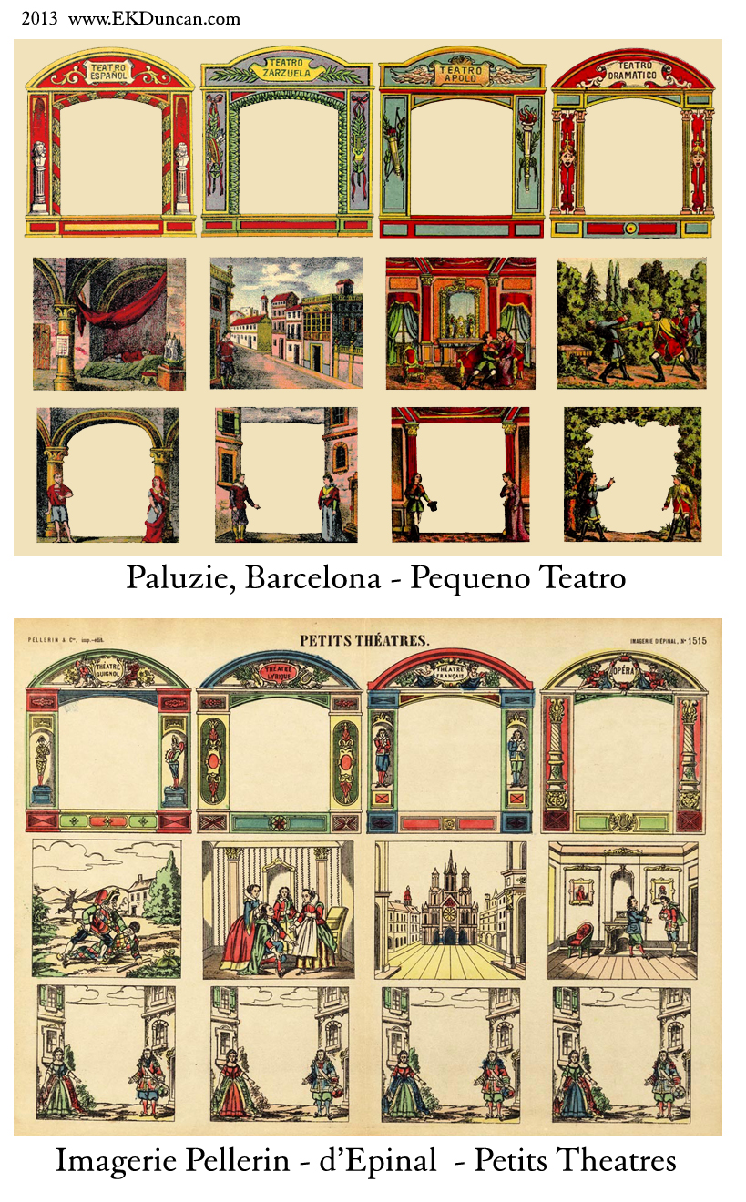 EKDuncan - My Fanciful Muse: Spanish Paper Theater Images Part 2