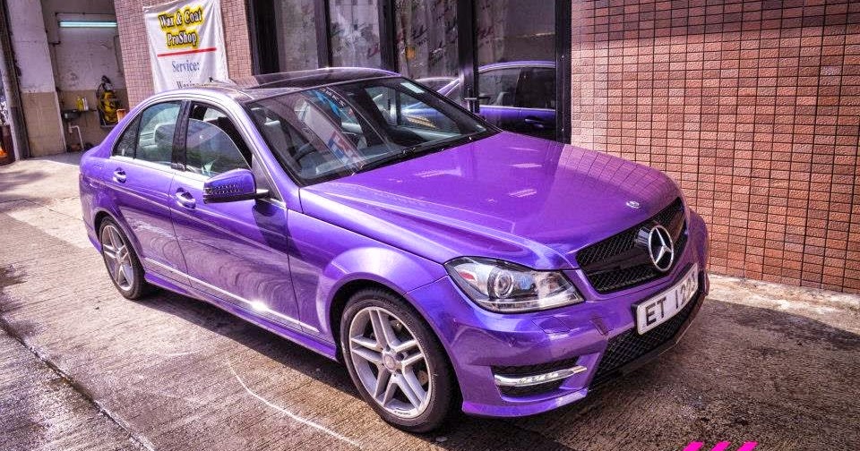 Mercedes Benz W204 C200 Violet Benztuning
