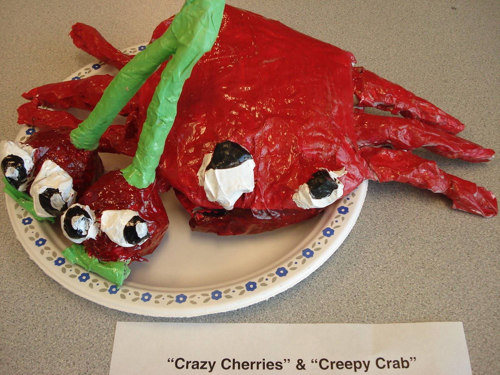 a faithful attempt Papiermâché "Foods with Moods"