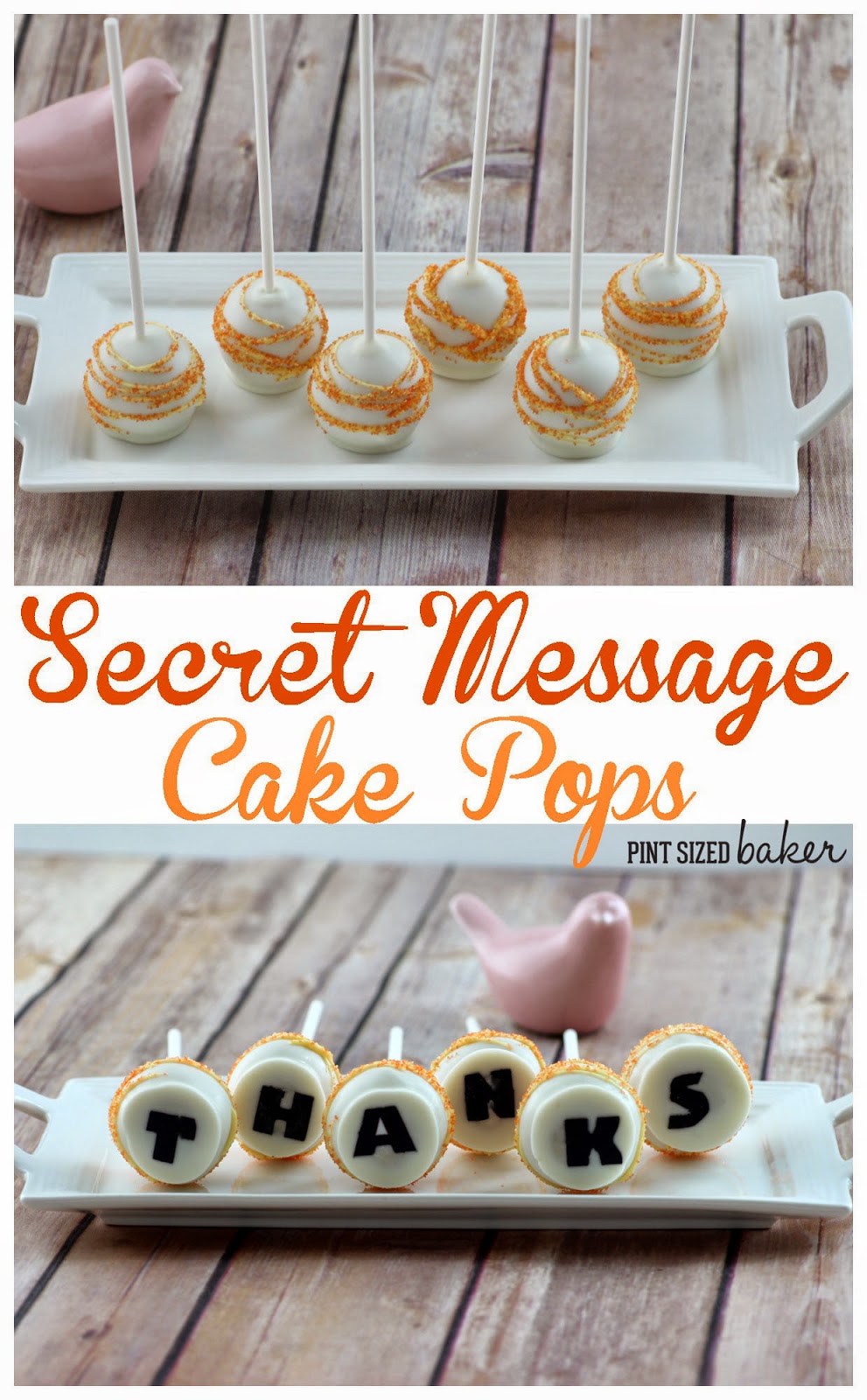 How to make "Secret Message" Cake Pops from Pint Sized Baker