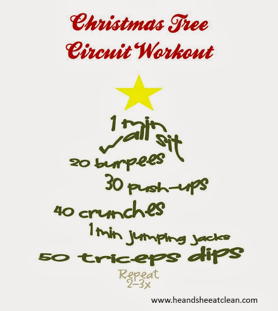 Christmas Tree Circuit Workout He and She Eat Clean