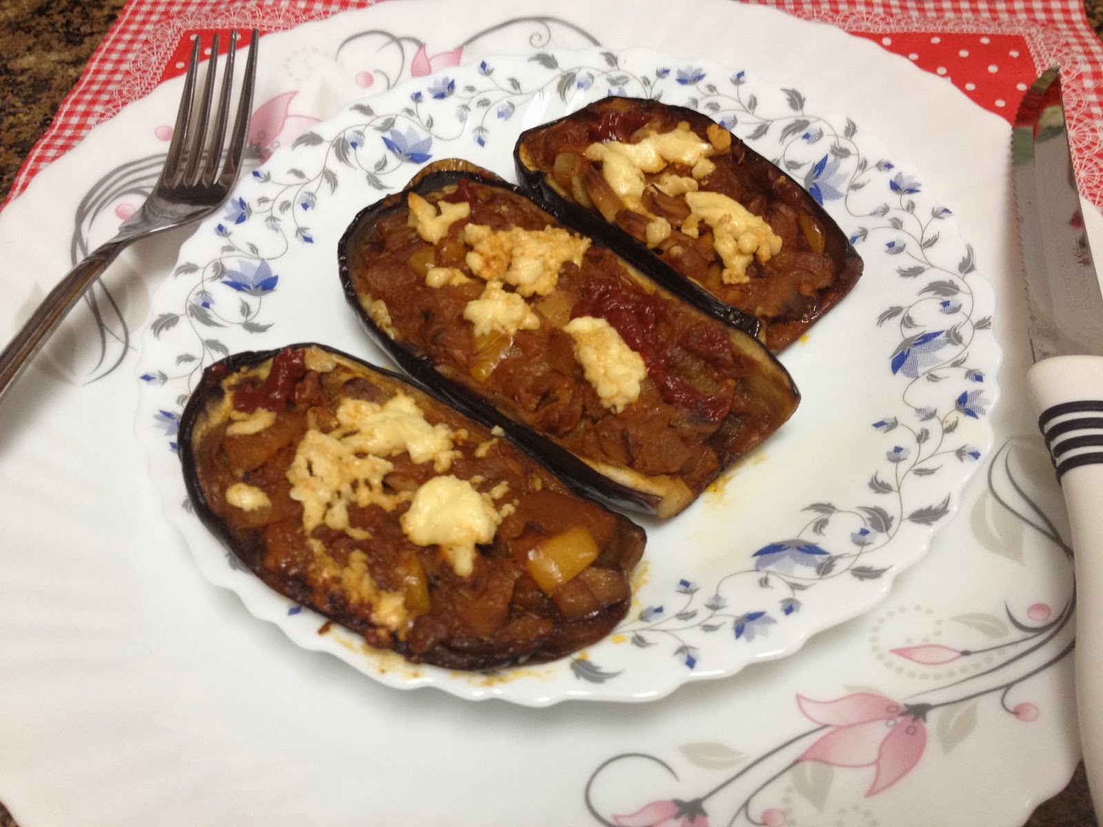 Mushroom stuffed eggplant tasty but easy recipes