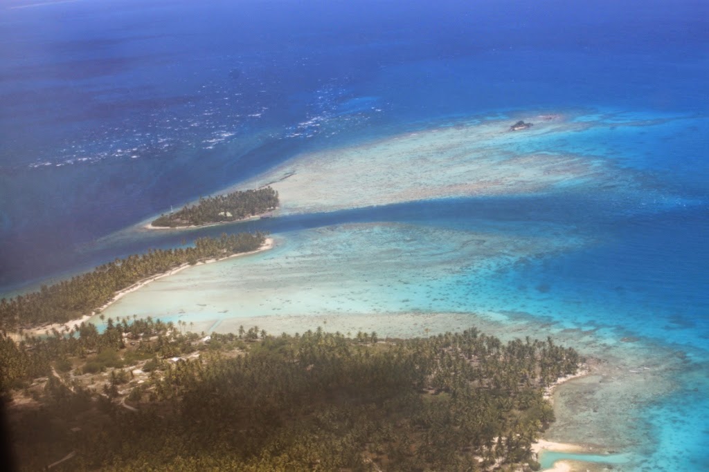 Polynésie vue du ciel