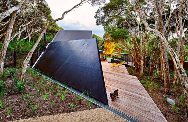 Unique Double A House Cabin Design Surrounding Coastal Moonah