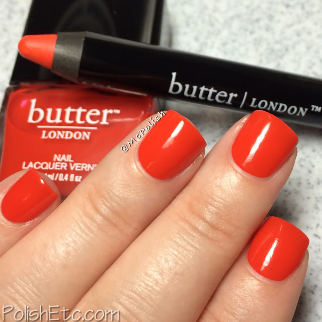 Butter London - Bloody Brilliant Lip Crayon and Polish - McPolish - Ladybird