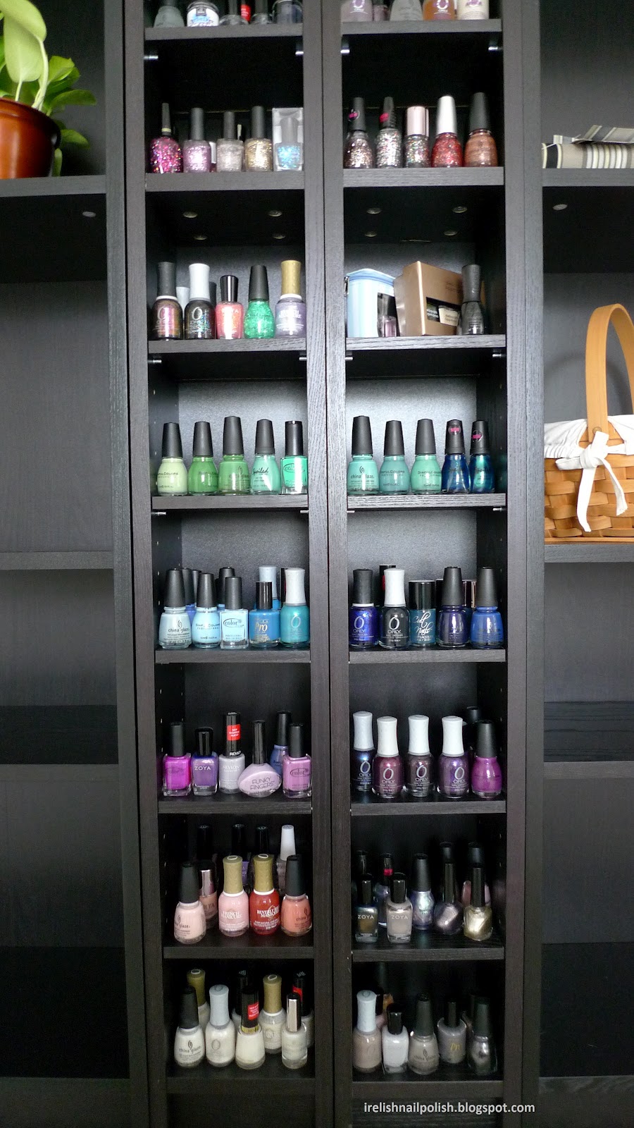 I Relish Nail Polish! My Nail Polish Storage & Display