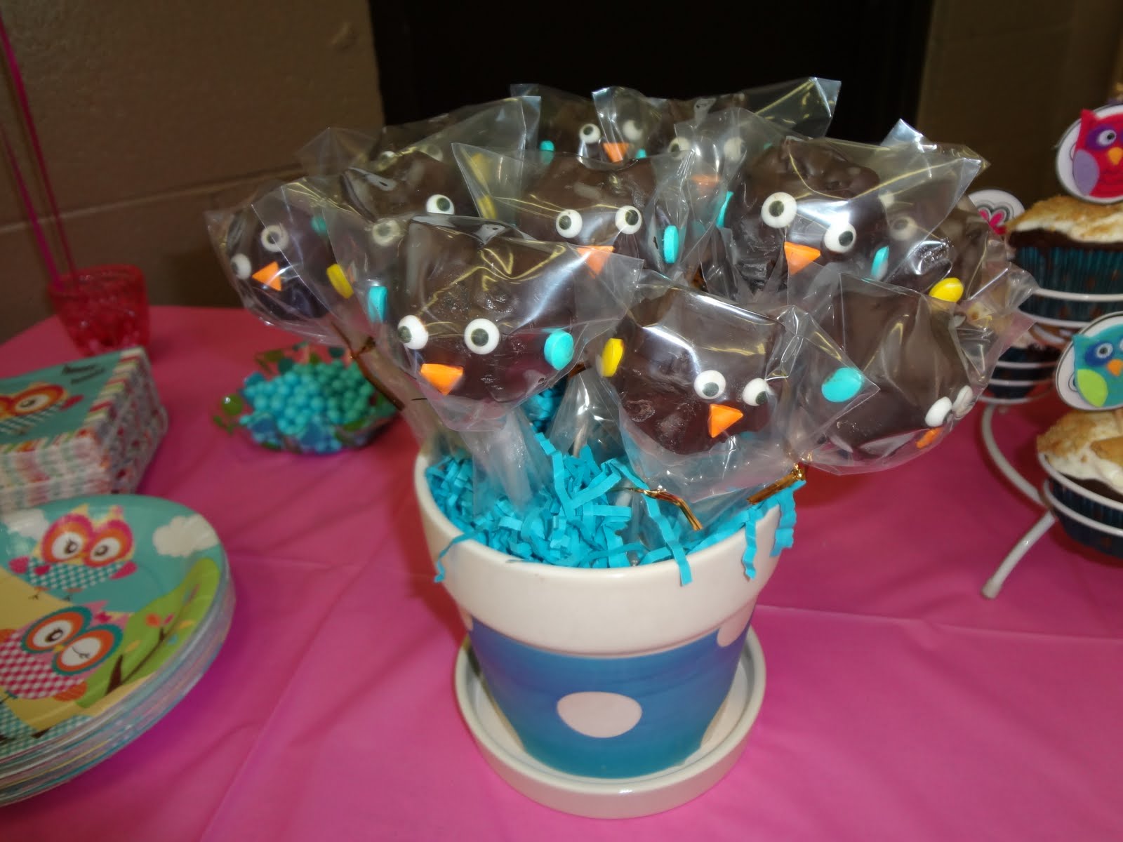 Peacock Cards Owl Theme Birthday Party
