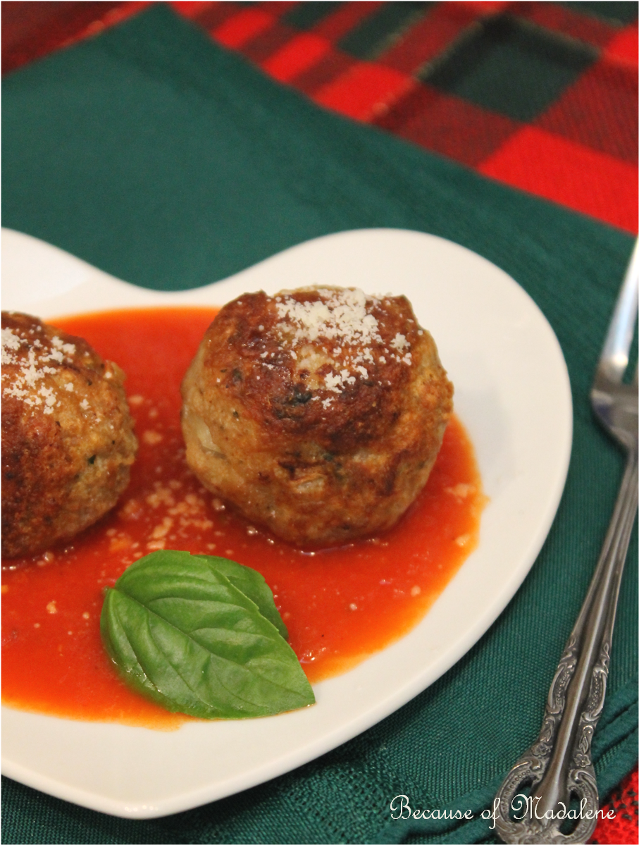 Because of Madalene Gluten Free Turkey Meatballs