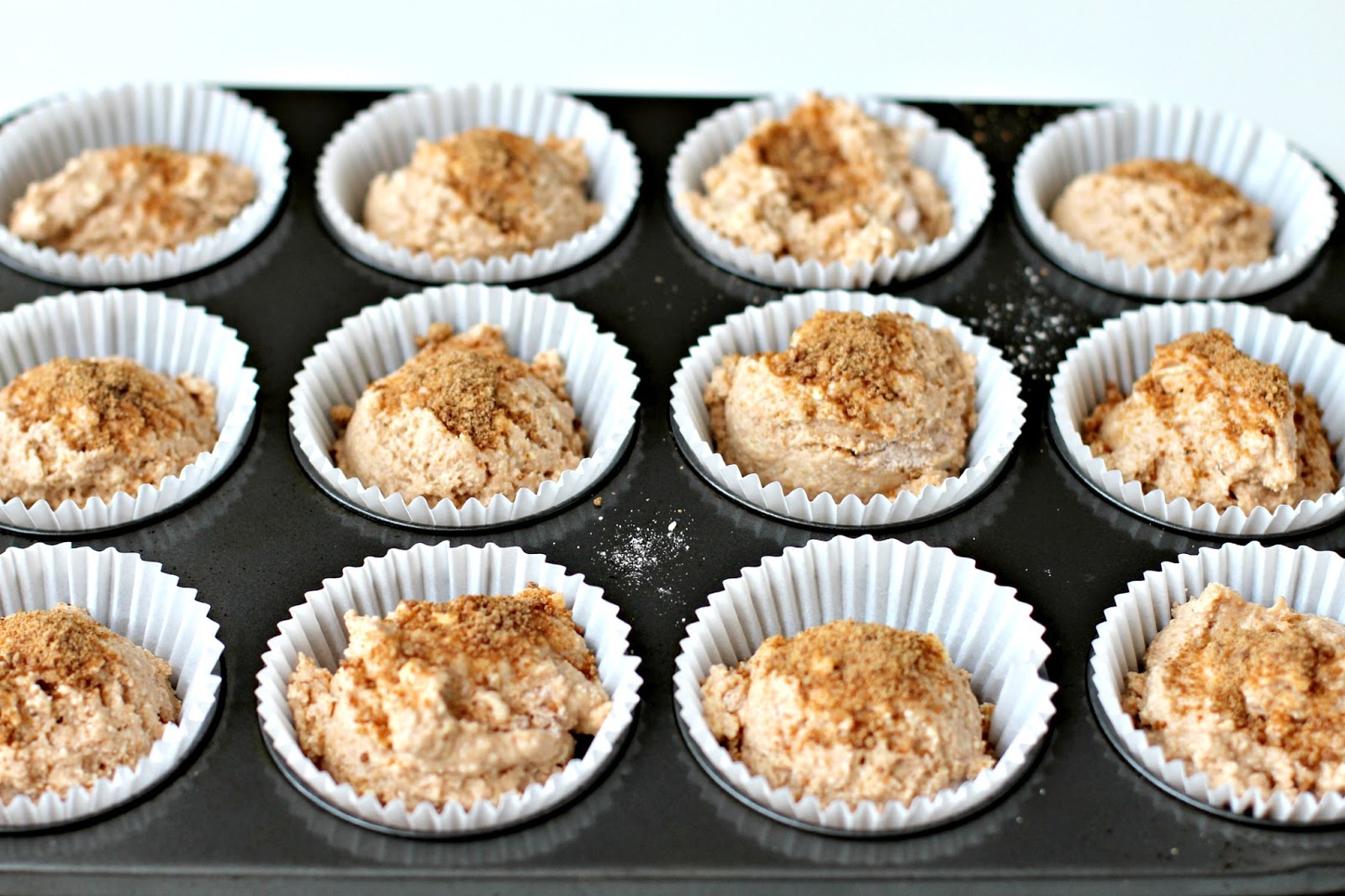 Milk and Honey Wholemeal Applesauce Muffins