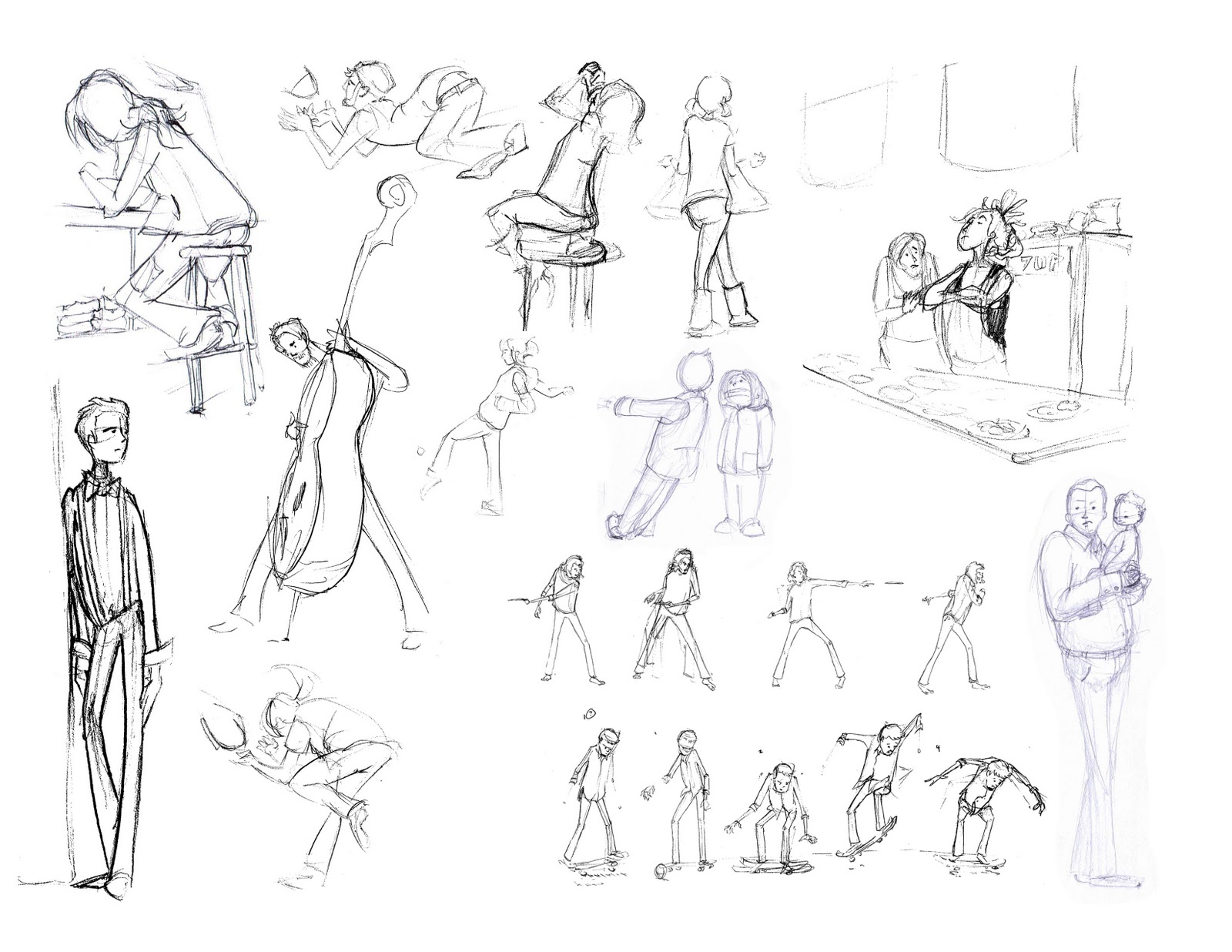 Chris Campbell's Art Portfolio Figure Studies & Life Sketches