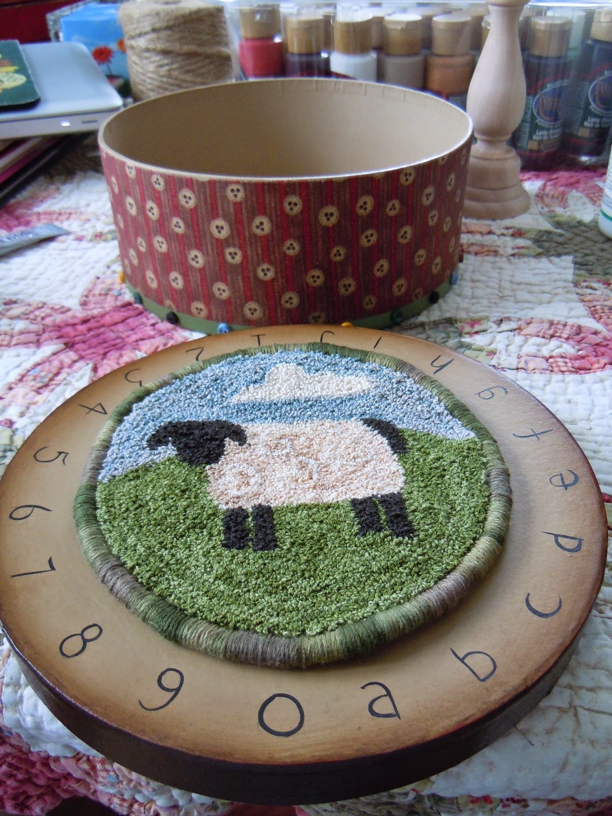 The Painted Quilt Punch Needle Tutorial