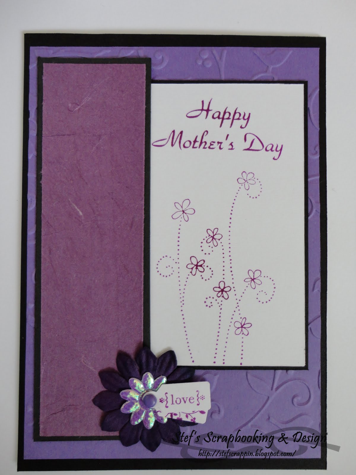 Stefs Scrapbooking & Design Mothers Day cards