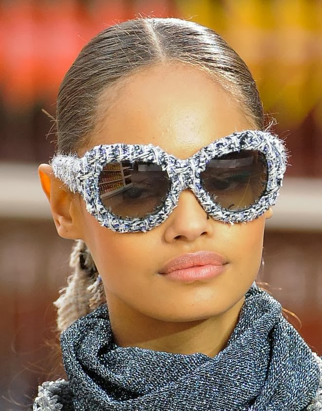 CHANEL, Accessories, Chanel Pearl Cat Eye Sunglasses