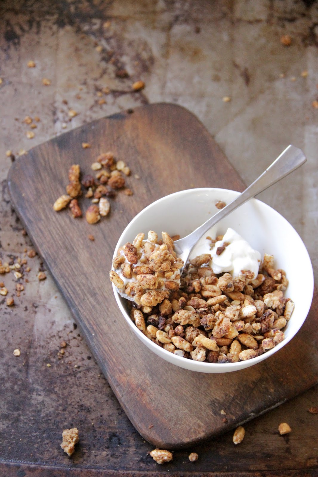 My Happy Place peanut butter honey granola