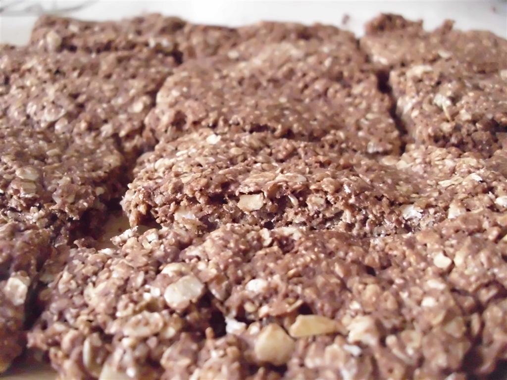 The DoItYourself Mom DIY Chocolate Peanut Butter Granola Bars