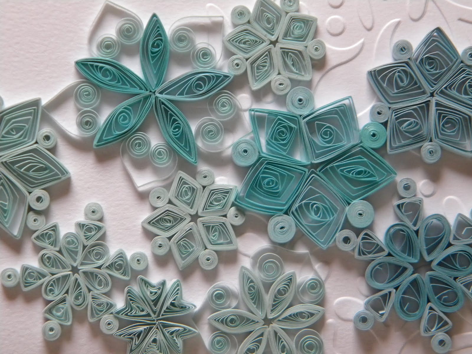 Invitații de nuntă personalizate Quilling snow