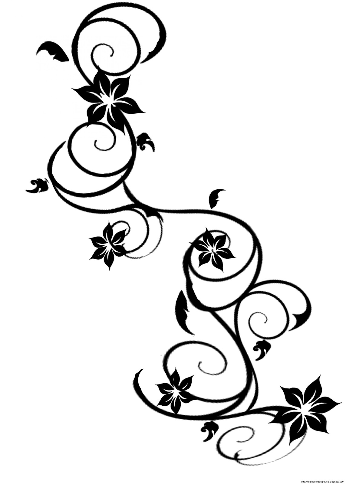 Flower Vine Tattoo Designs Flower Vine Tattoo Designs