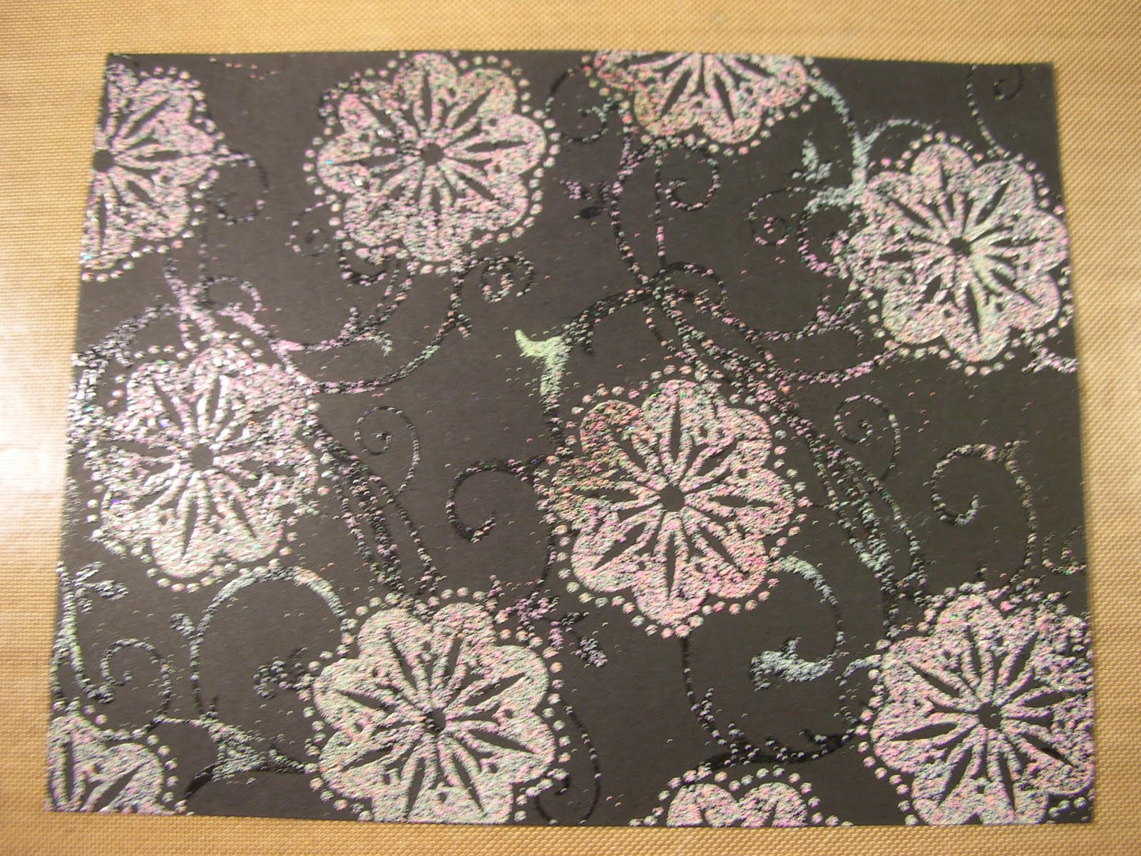 Inking It Up With Cathy Technique Tuesday Abstract Embossing....