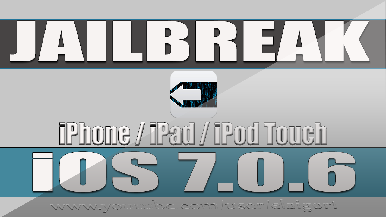 Como fazer jailbreak iOS 7.0.6 / iPhone / iPad / iPod Touch MITUTORIAIS
