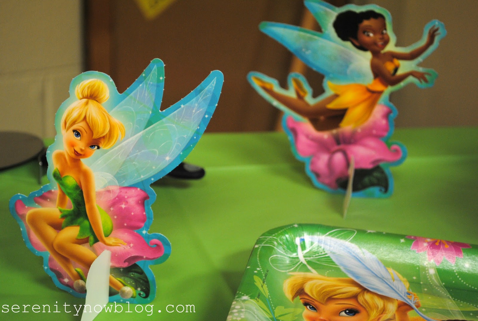 Homemade Tinkerbell Table Decorations Photograph Tinkerbel