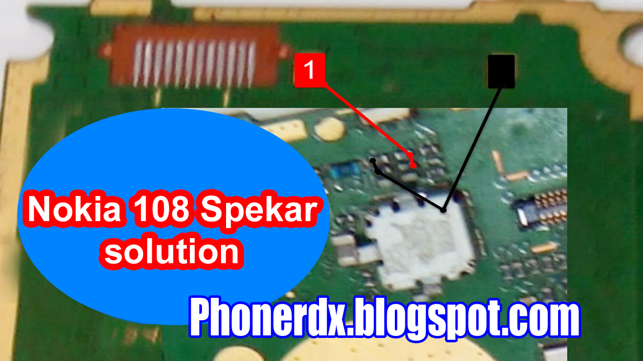 Nokia 108 Speaker Not Working Jumper Solution PHONERDX