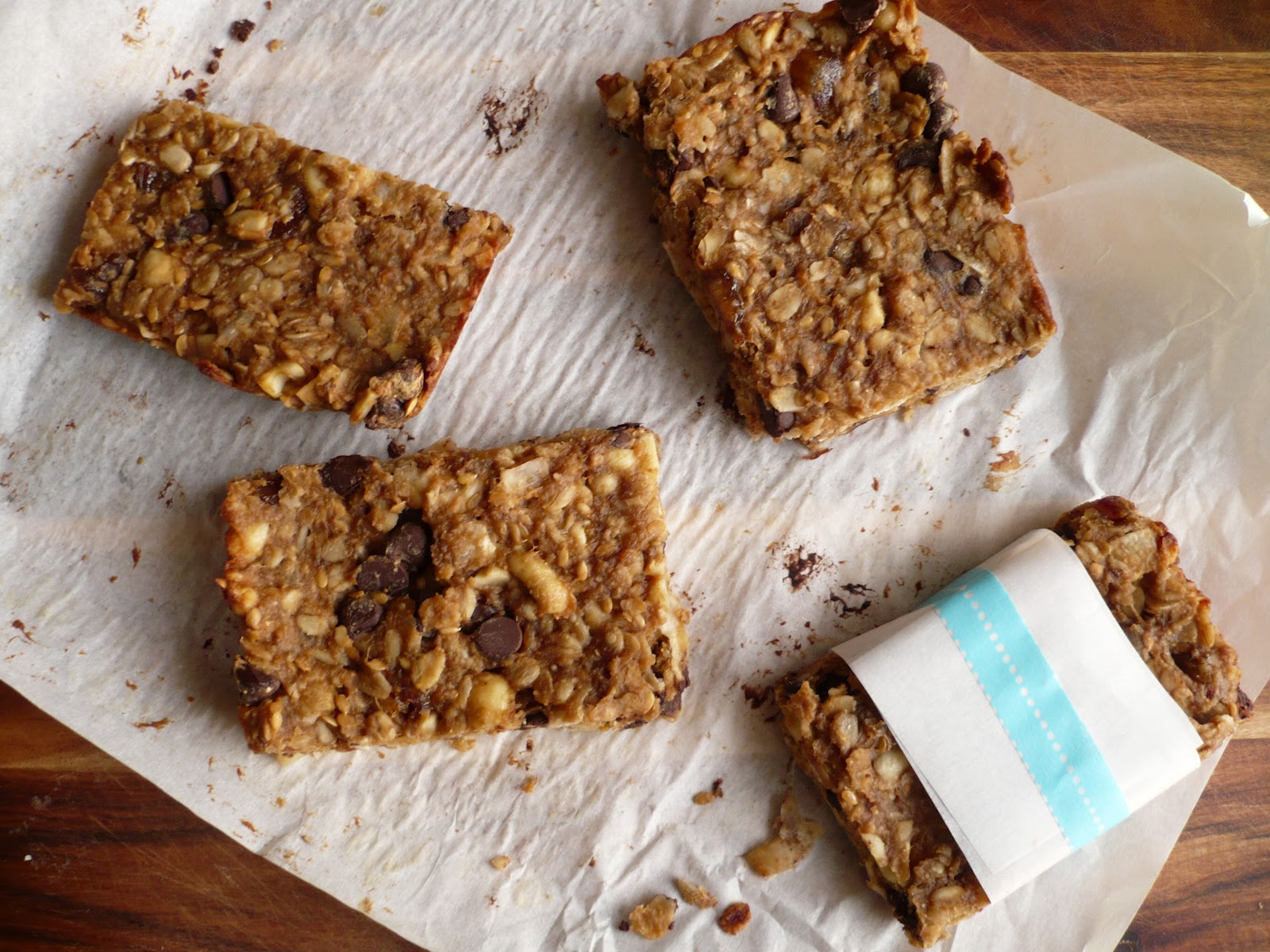 Peanut Butter Banana Granola Bars sweet miscellany