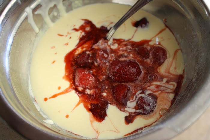 easy homemade roasted balsamic strawberry ice cream recipe strawberry season