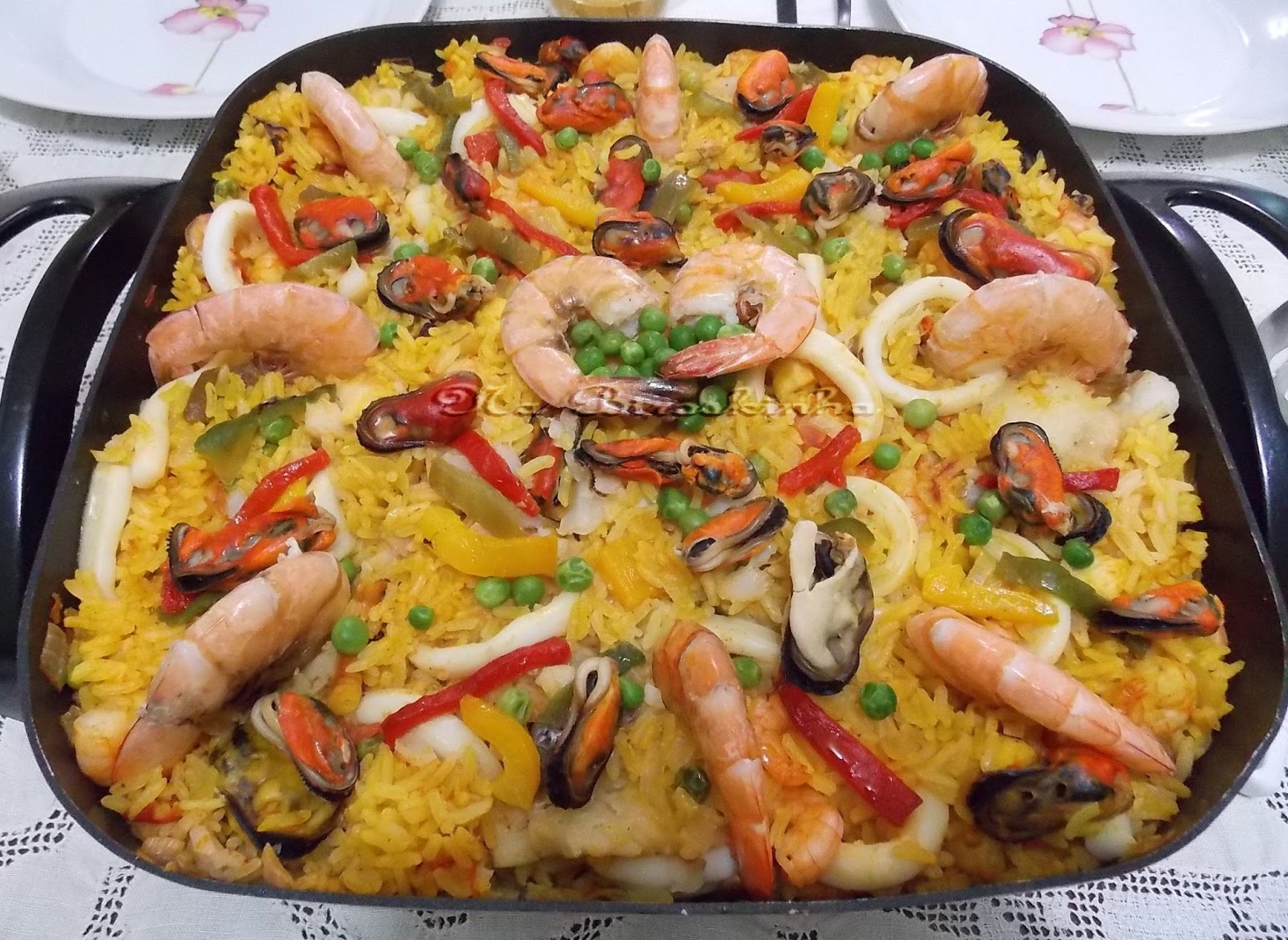 Paella Marinera Para Comemorar "4 Anos" Na Biroskinha