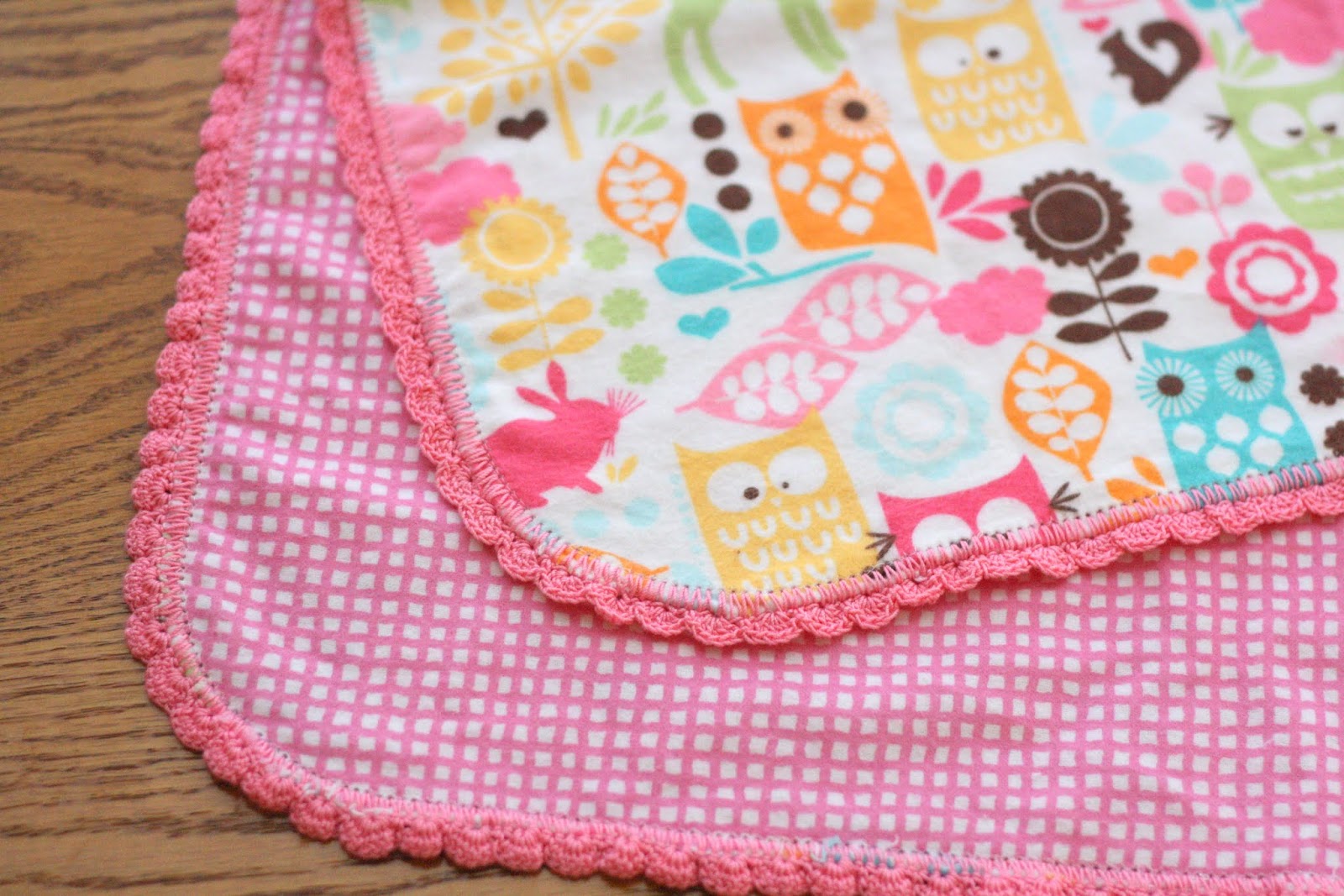 Crafting Zuzzy Baby Swaddle Blankets with Crochet Edging