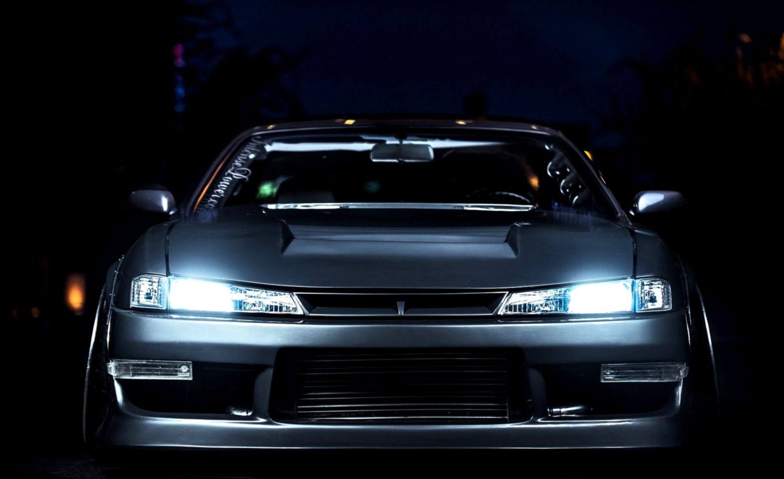 nissan silvia s14 lights night hd wallpaper Wallpaper HD nissan silvia s14 lights night hd wallpaper Wallpaper HD