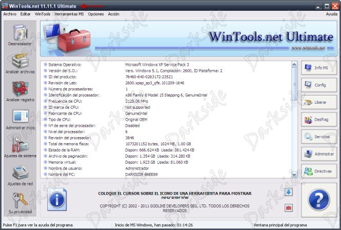 WinTools.net Ultimate Edition 11.11.1 [Multi/Español] [Full] WinTools.net+2