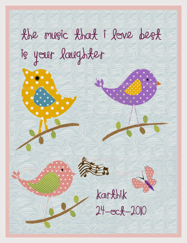 Dreamandcraft My Little Shop In Etsy Birds Nursery Art Print