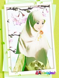 GADIS BERJILBAB HIJAU