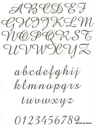 Antonia Lucia Letras Para Bordar Alfabet Handlettering Kalligrafie