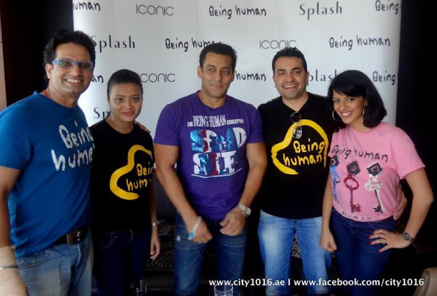  SalmanKhan promoting Being Human @ Splash and Iconic 