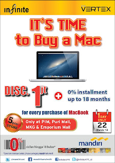 Beli MacBook Discount Rp 1 juta