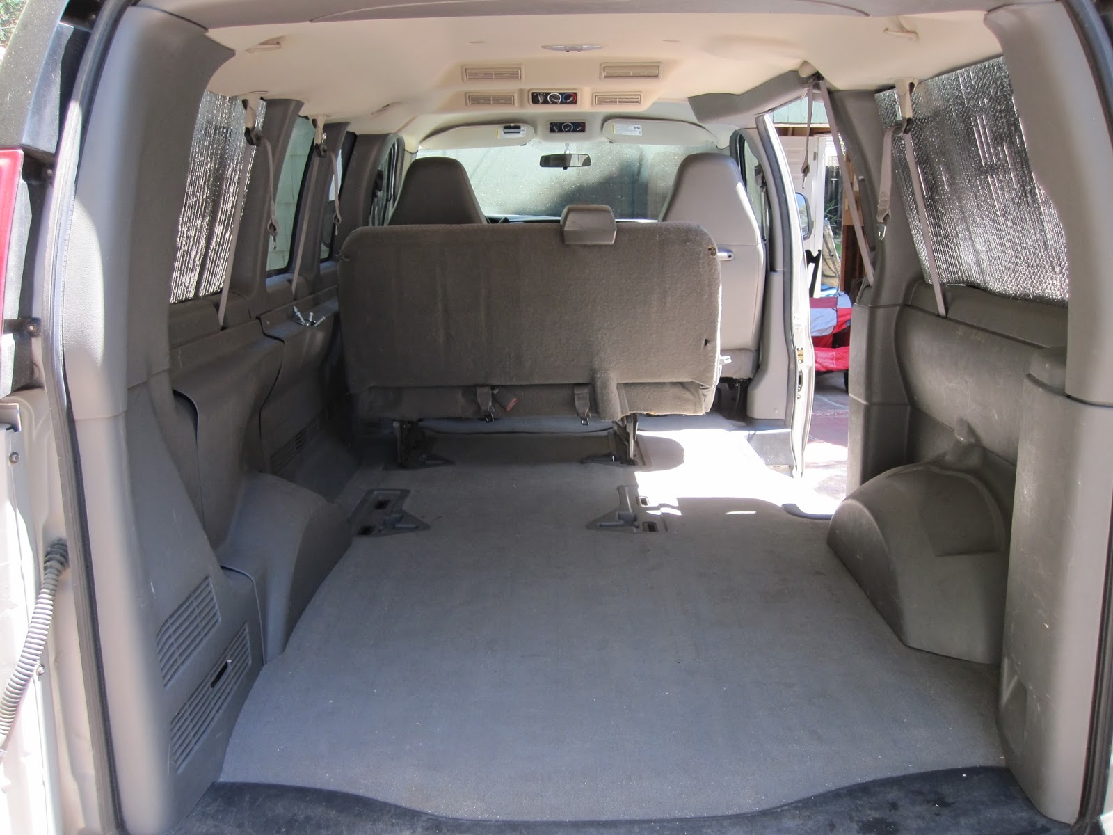 chevy express van folding seats