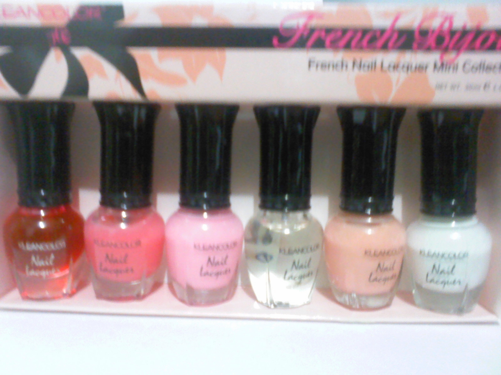 Frech Nail Lacquer Mini Collection, Kleancolor