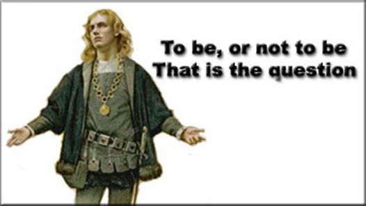 ‘To Be Or Not To Be’, Spoken by Hamlet, Act 3 Scene 1