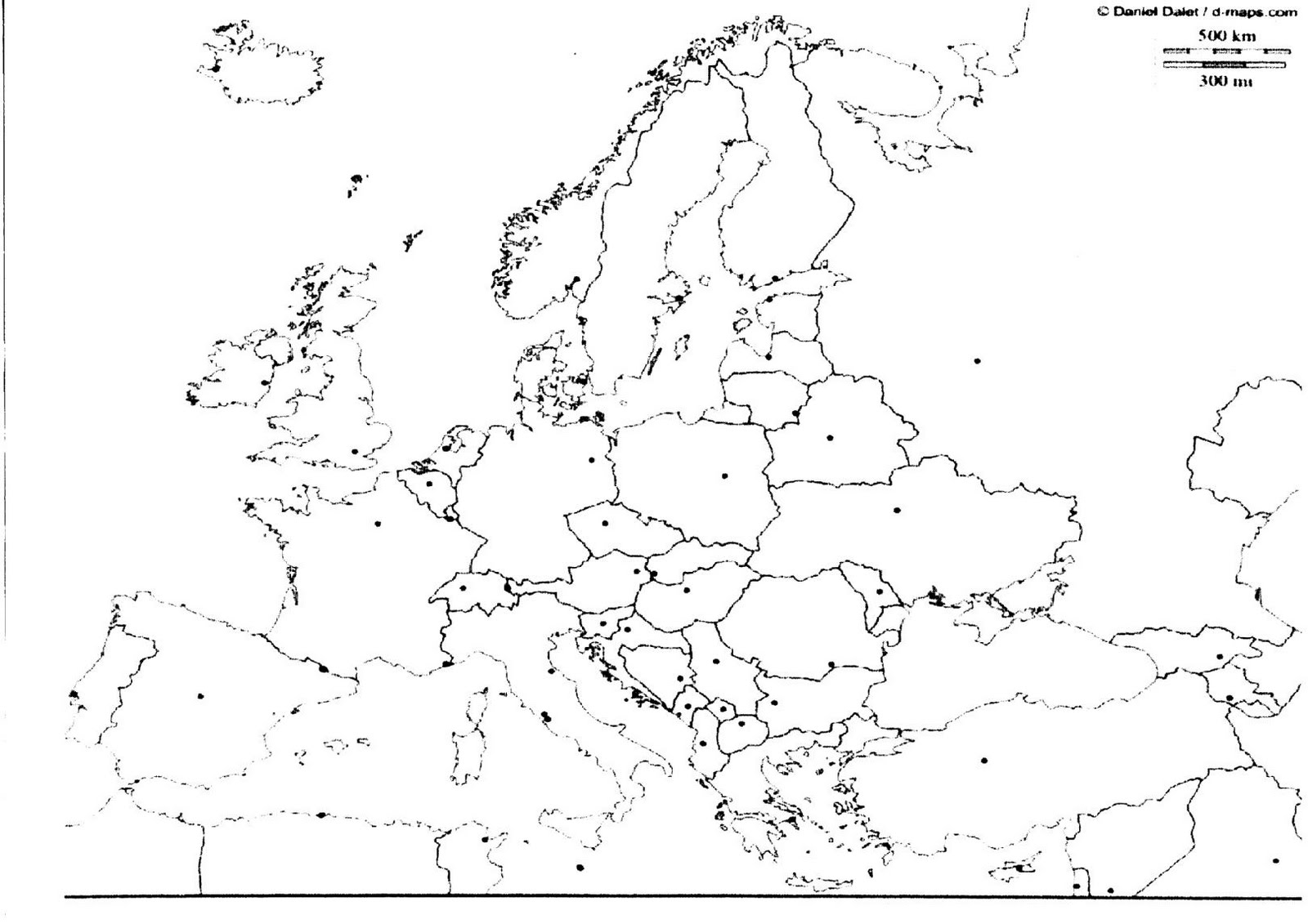 Mapa europa para pintar - Imagui