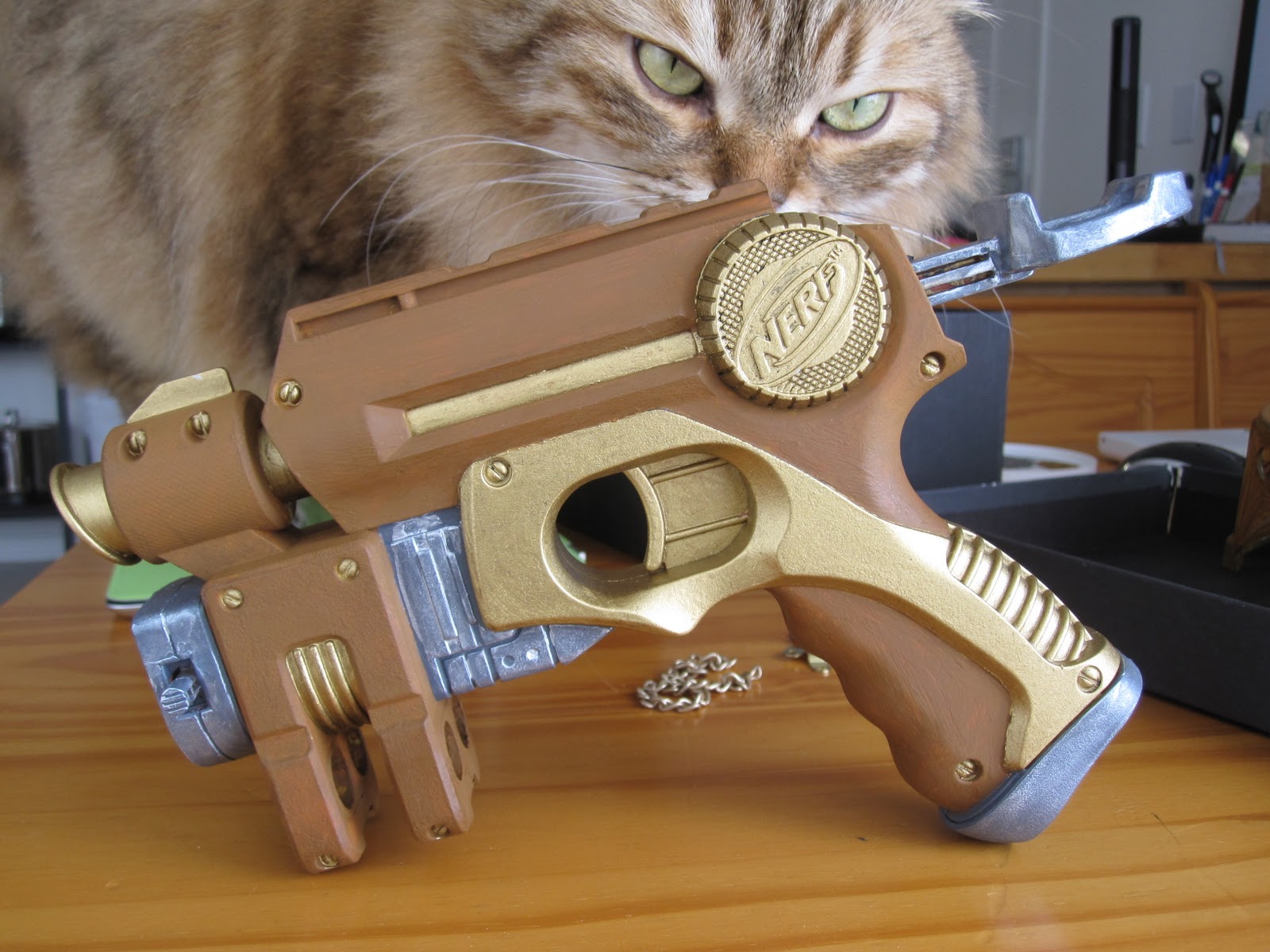 Cation Designs Steampunked Nerf Gun