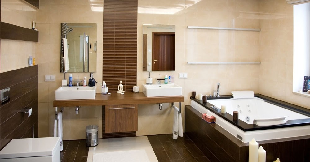 Baños color marrón - Colores en Casa