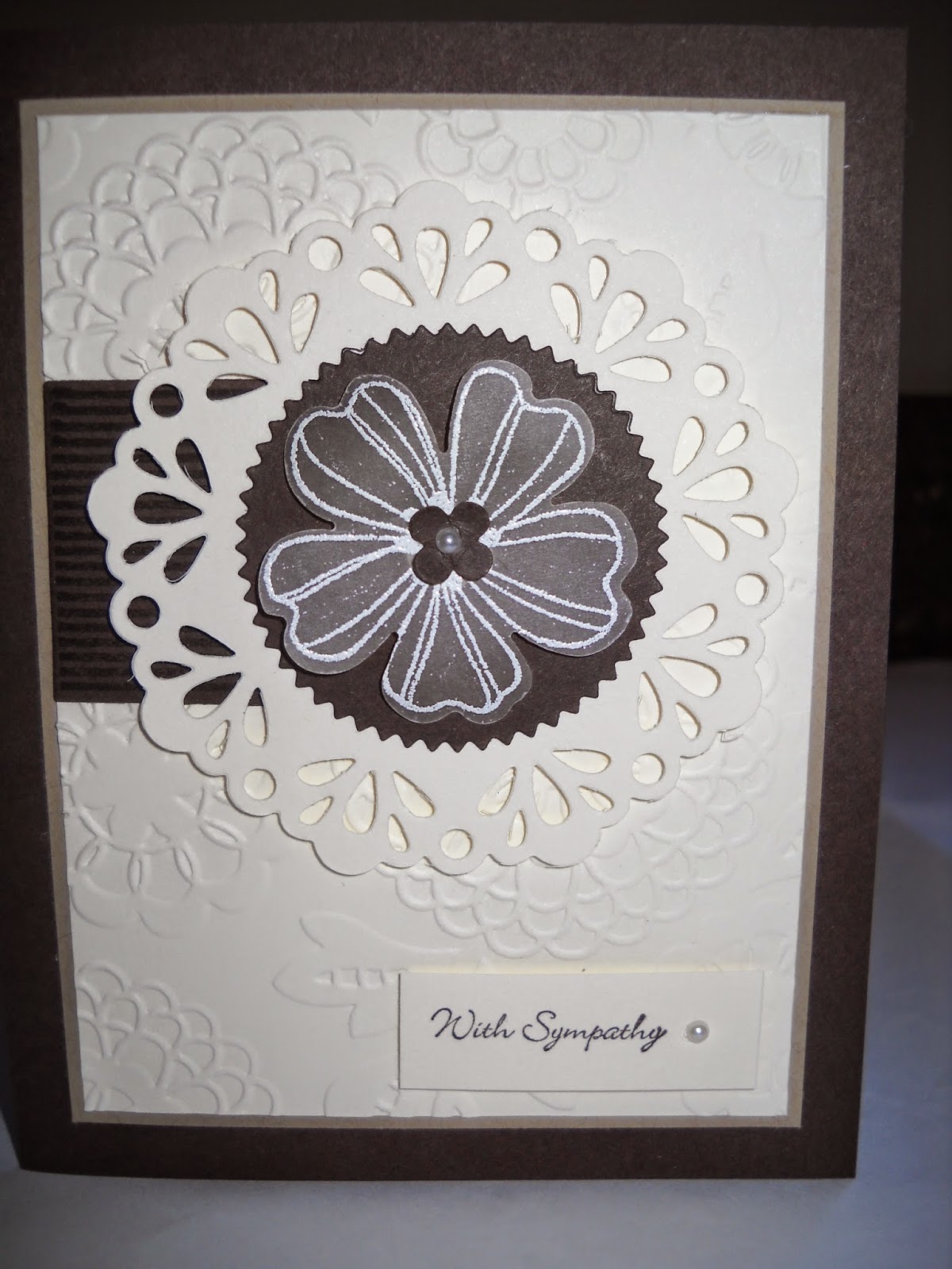 Stampin' Stylish Beautiful Lovely Lace Embossing Folder