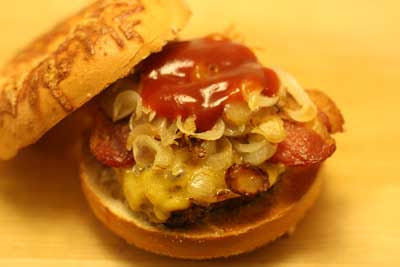 bagel burger
