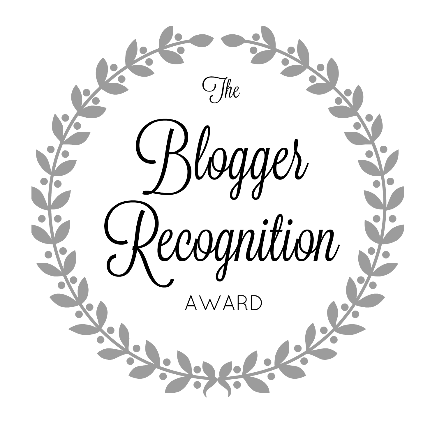 Blogger Recognition Award 2018