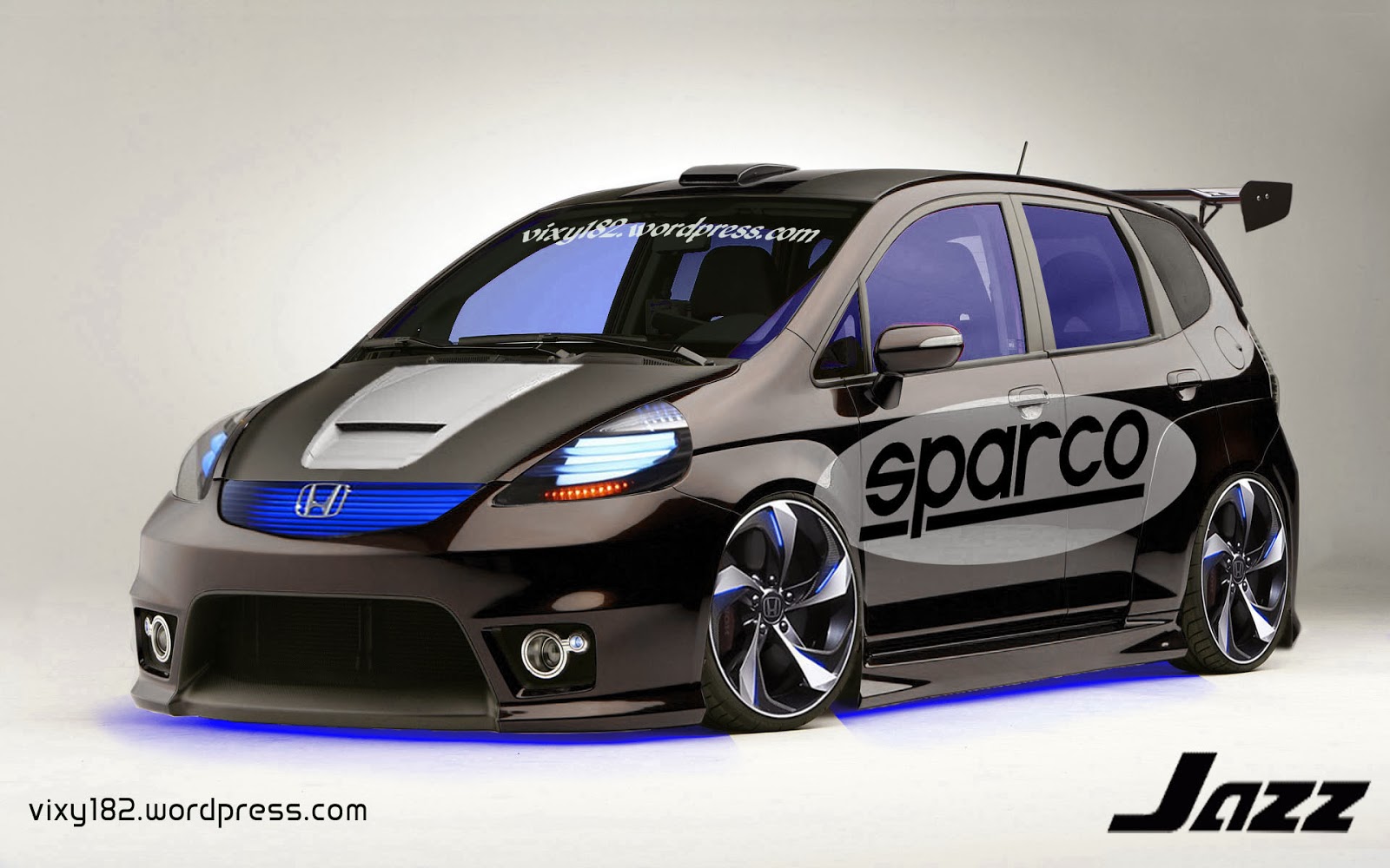 Foto Mobil Honda Jazz Modifikasi Ceper