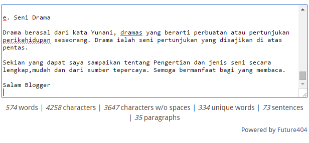 cek jumlah kata proses penulisan dokumen digital