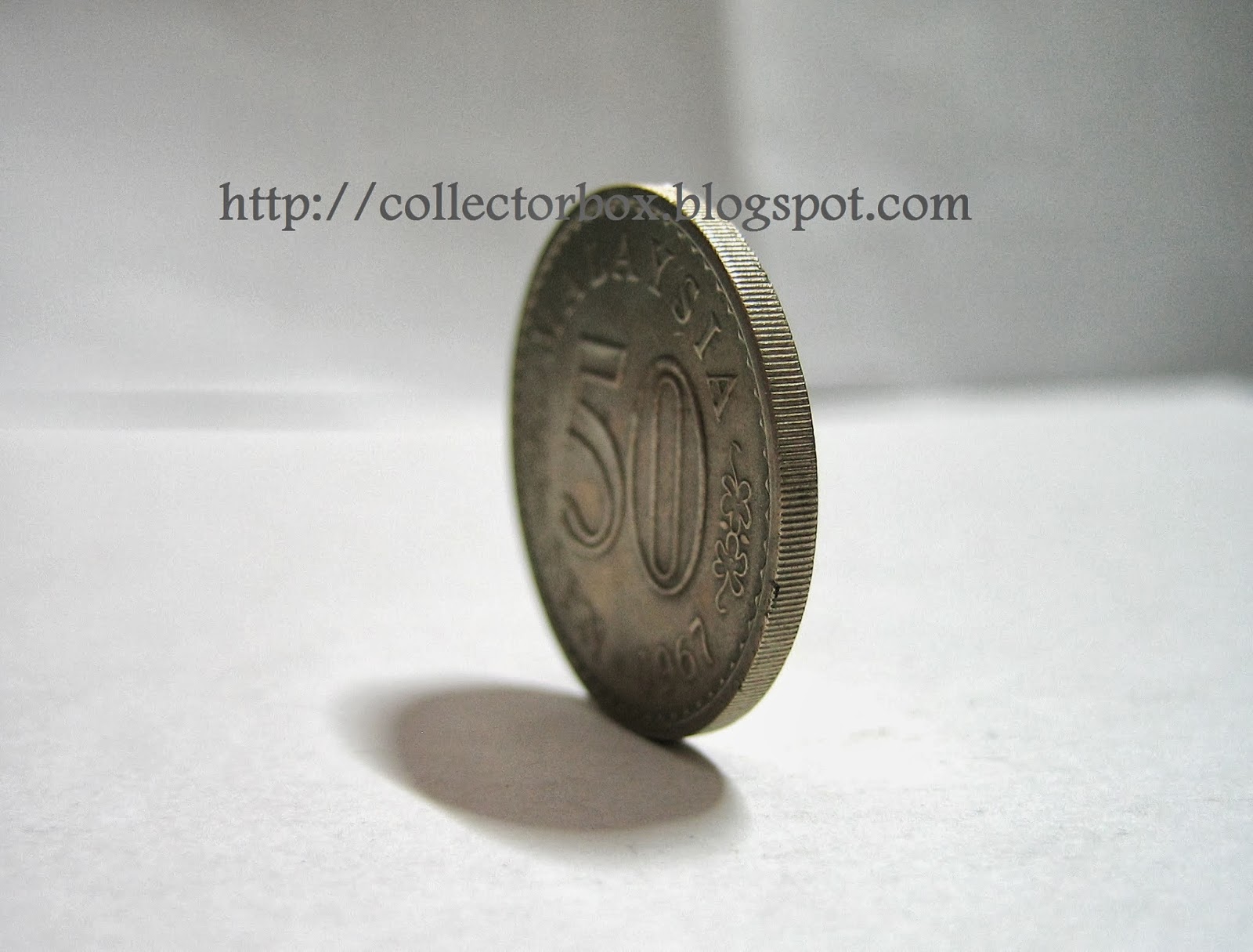 COLLECTORBOX World banknotes and coins Malaysia 50 Sen 1967 Milled