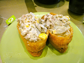 Corn and tuna inari Sushi Express Taipei 